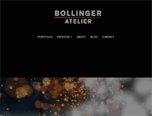 Tablet Screenshot of bollingeratelier.com